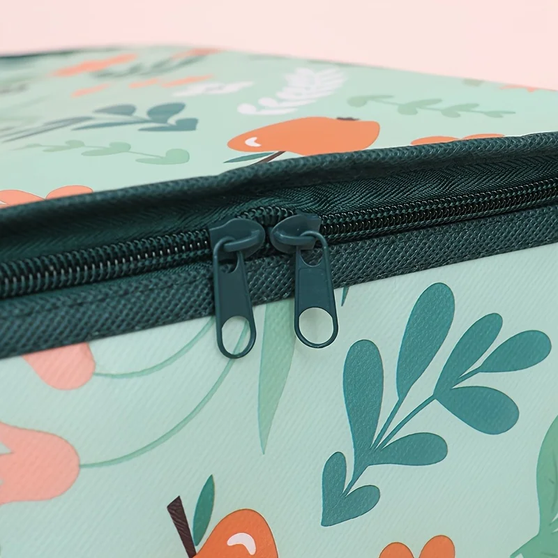 Large Reusable Grocery Tote Bag – Insulated Thermal Carrier Keeps Food and Drinks Hot or Cold for Hours, Durable Zipper Closure, Spacious Interior with Storage Compartments, Portable Lunch and Shopping Bag 3