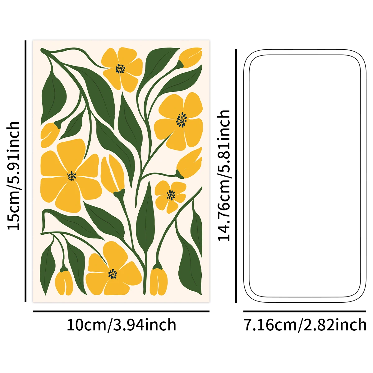 12PCS Minimalist Line Art Floral Wall Cards – Aesthetic Decorative Prints for Home, Bedroom, Office, Cafe, Gallery Wall, DIY Art Gift Set, Party Invitations, Thank You Notes, and Creative Room Decor