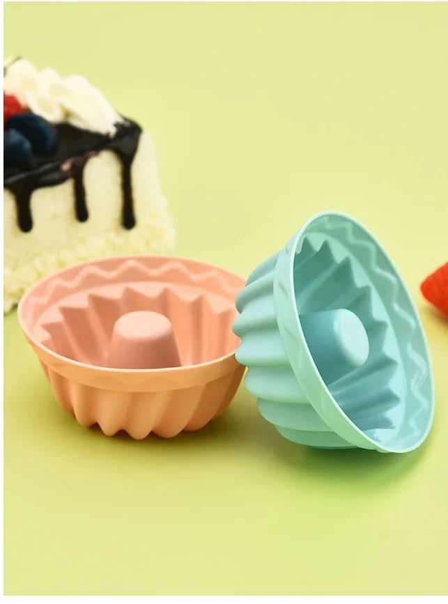 12PCS Silicone Muffin Cup Cake Mold for Making Cupcakes, Puddings, Jellies, and DIY Desserts, Non-Stick Flexible Baking Tool for Home Baking, Parties, Creative Cakes, and Sweet Treats