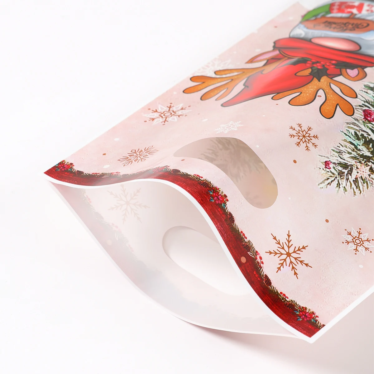 Christmas Snowman Gift Handbag Merry Christmas Decoration for Home 2025 Navidad Natal Snowflake Candy Handy Bag New Year Party Favor Shopping Tote Bolsa Regalo Sac Cadeau ساک هدیه 크리스마스 가방