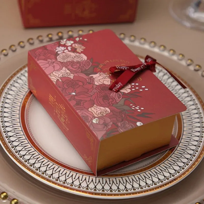 5PCS Book Shape Gift Boxes with Ribbon – Candy and Chocolate Favor Boxes, Elegant Wedding, Birthday, Mother’s Day, Party Decorations and Gift Packaging for Special Occasions 5PCS Book Shape Gift Boxes with Ribbon – Candy and Chocolate Favor Boxes, Elegant Wedding, Birthday, Mother’s Day, Party Decorations and Gift Packaging for Special Occasions