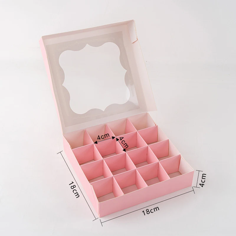 5pcs Mini Cupcake and Pastry Chocolate Paper Boxes in White and Pink, Handmade Dessert Packaging for Birthday Wedding Party, Small Gift Favor Containers Elegant Display - 图片 7