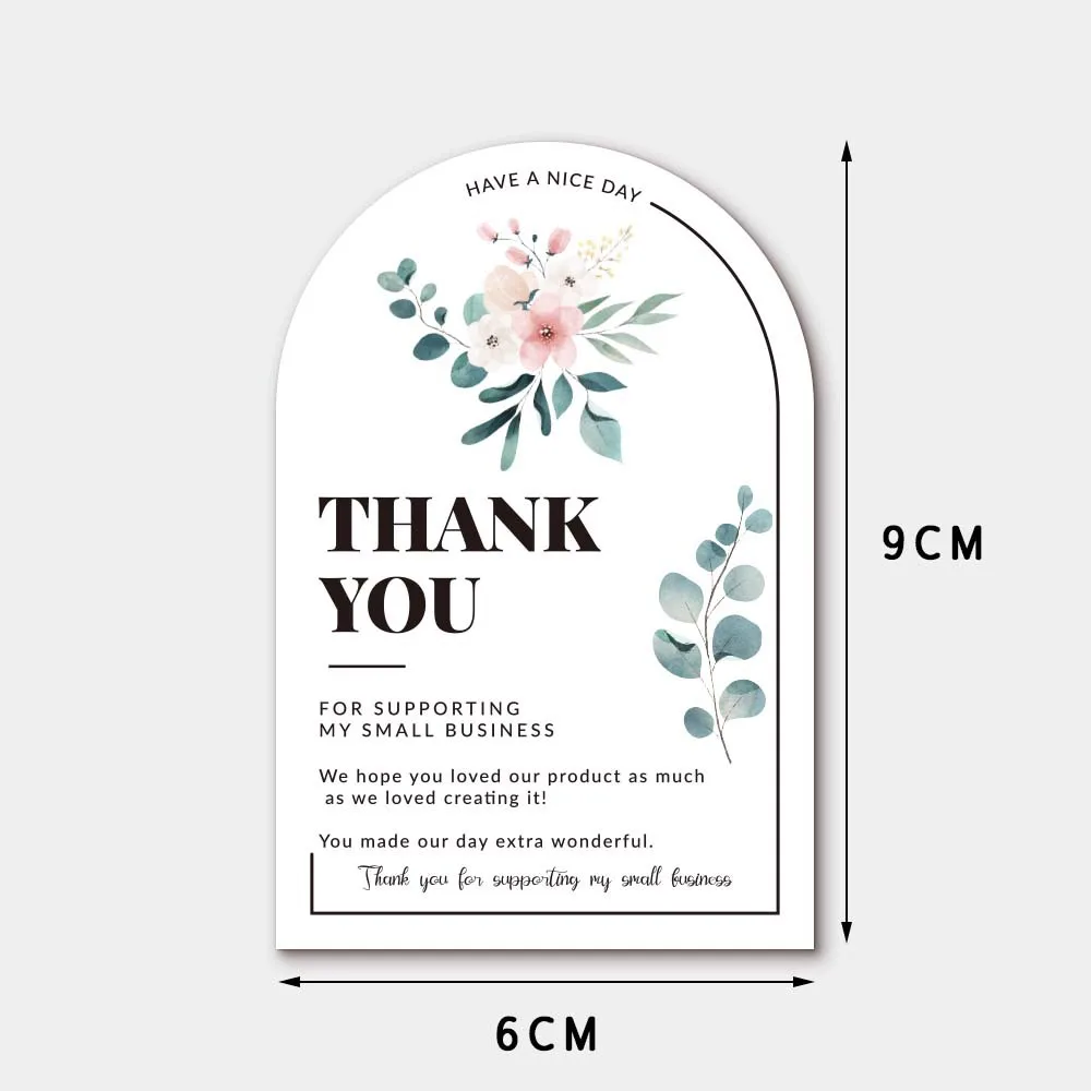 30pcs “Thank You for Supporting My Small Business” Greeting Cards – Appreciation Cards on Premium Cardstock for Sellers, Customer Thank You Notes, Merci Cards, Gift Enclosures & Personalized Messages