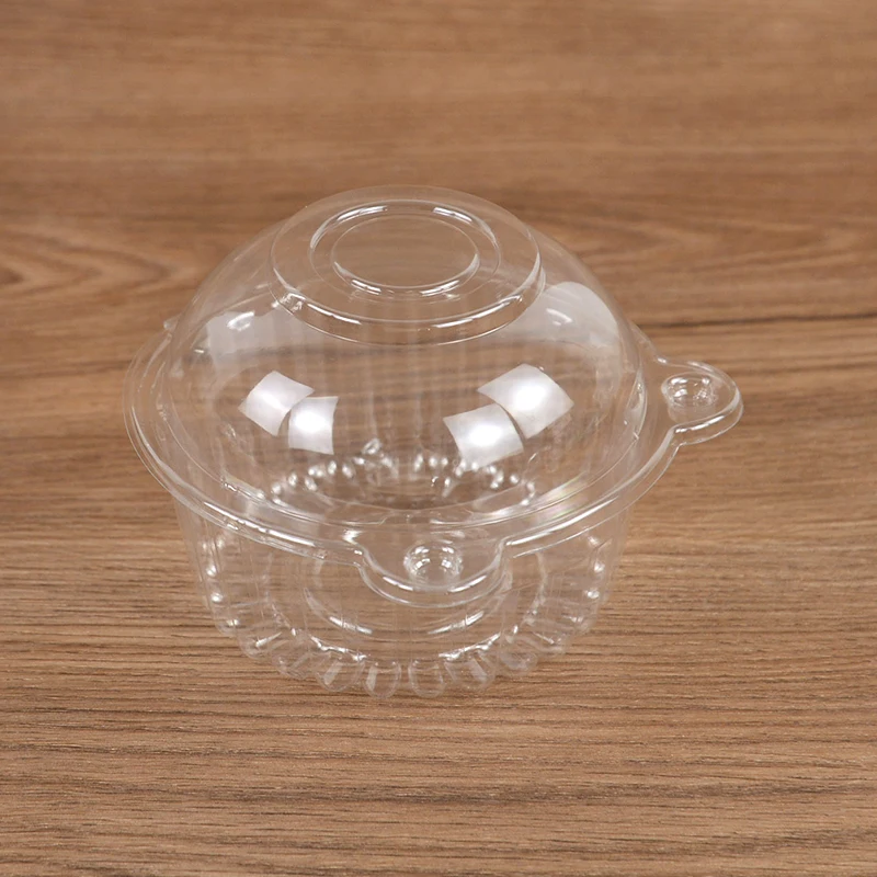 10/50Pcs Clear Cupcake Packaging Boxes, Dessert Donut Muffin Cake Container Holders with Lids, Transparent Pastry Display Containers for Wedding Birthday Party Christmas Holiday Event Supplies 9