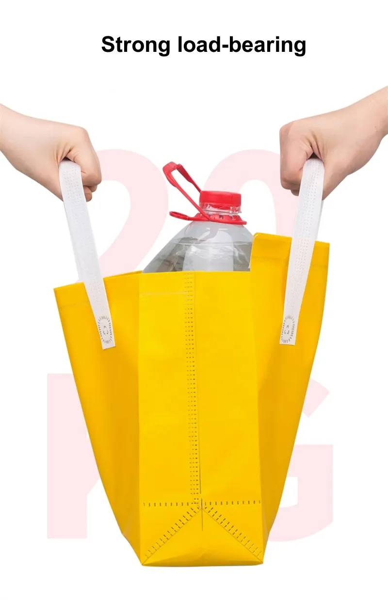 Non-Woven Tote Bag with Custom Logo – Portable Insulated Lunch and Cake Carrier, Thermal Food Delivery Takeaway Bag with Handles, Reusable Cooler Tote for Drinks, Meals, Pastries, Picnic 5