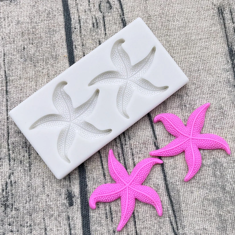 Starfish Silicone Mold – Sugarcraft, Chocolate, Cupcake, Fondant, and Cake Decorating Tool, Non-Stick Baking Mold for DIY Desserts, Pastry, Candy, Chocolate, Jelly, and Creative Baking Projects