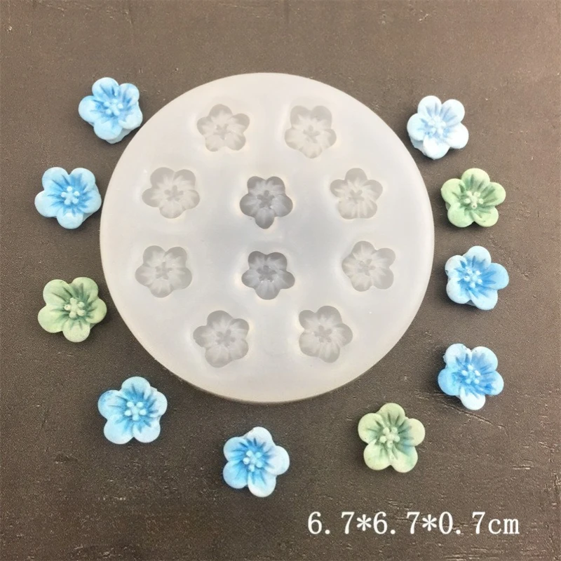 Flower Daisy Silicone Sugarcraft Mold for Cupcake Fondant, Resin, Candy, Chocolate, and Cake Decorating, Non-Stick Flexible Baking Mould for Sugarcraft, Pastry, Dessert, and Creative DIY Kitchen Tools
