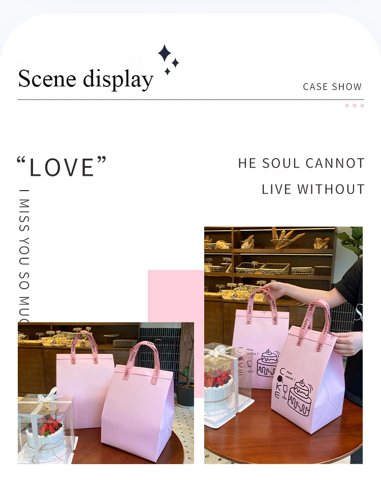 10pcs Disposable Aluminum Foil Insulated Cake Bags – Handheld Takeaway Packaging for 4/6/8/10 Inch Birthday Cakes, Portable Thermal Refrigerated Food Storage Pouches for Bakery & Delivery Use 4