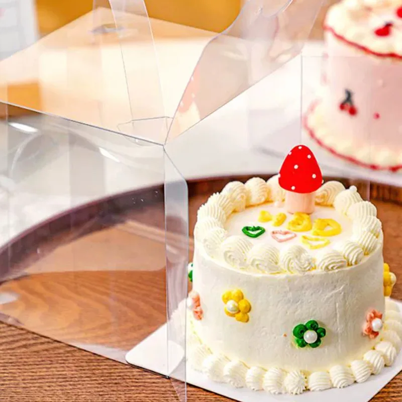 1-20Pcs Cake Boxes with Handle, Large Capacity Cupcake Pastry Packaging Boxes, Clear Wi... - SKU CBH00803 - UGI Packaging