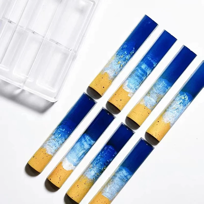 1Pcs Polycarbonate Chocolate Mold with Cylindrical, Strip, and Sphere Shapes for Candy, Confectionery, Pastry, and Baking, Durable Transparent Chocolate Mold Tray for Home Baking, DIY Desserts, and Creative Treats - 图片 3