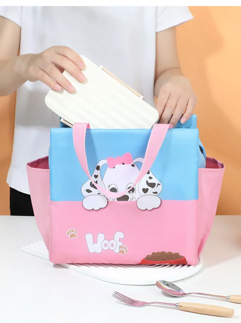 Cartoon Children Lunch Bags, Cute School Lunchbox Tote for Girls and Boys, Thermal Insulated Lunch Bag for Kids, Large Capacity Picnic Food Carrier, Reusable Kids Meal Bag Cartoon Children Lunch Bags, Cute School Lunchbox Tote for Girls and Boys, Thermal Insulated Lunch Bag for Kids, Large Capacity Picnic Food Carrier, Reusable Kids Meal Bag