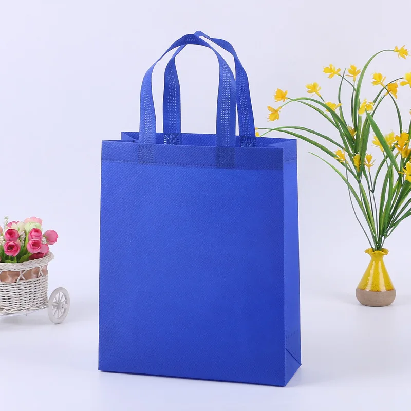 Portable Non-Woven Shopping Bag – Large Capacity Reusable Eco-Friendly Handbag, Foldable Travel Storage Tote Bags, Customizable Logo for Retail, Gifts, and Promotional Use