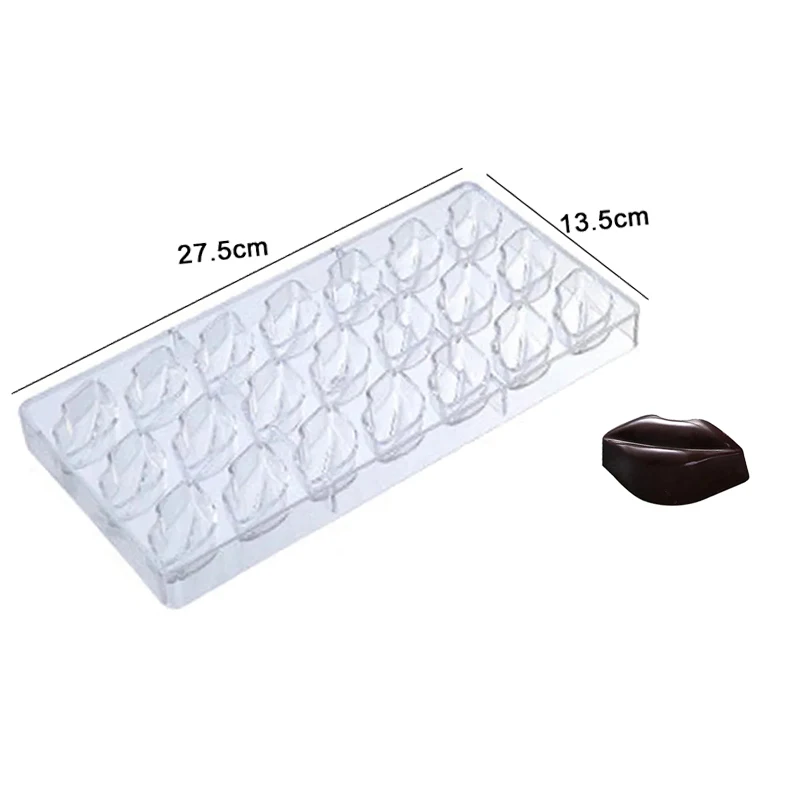 Chocolate Mold 3D Polycarbonate Transparent Plastic Kitchen Baking Tools for DIY Pastry, Candy, and Desserts, Multiple Styles Polycarbonate Chocolate Molds for Home Baking, Party Treats, and Creative Pastry Making