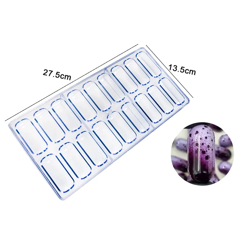 Chocolate Mold 3D Polycarbonate Transparent Plastic Kitchen Baking Tools for DIY Pastry, Candy, and Desserts, Multiple Styles Polycarbonate Chocolate Molds for Home Baking, Party Treats, and Creative Pastry Making