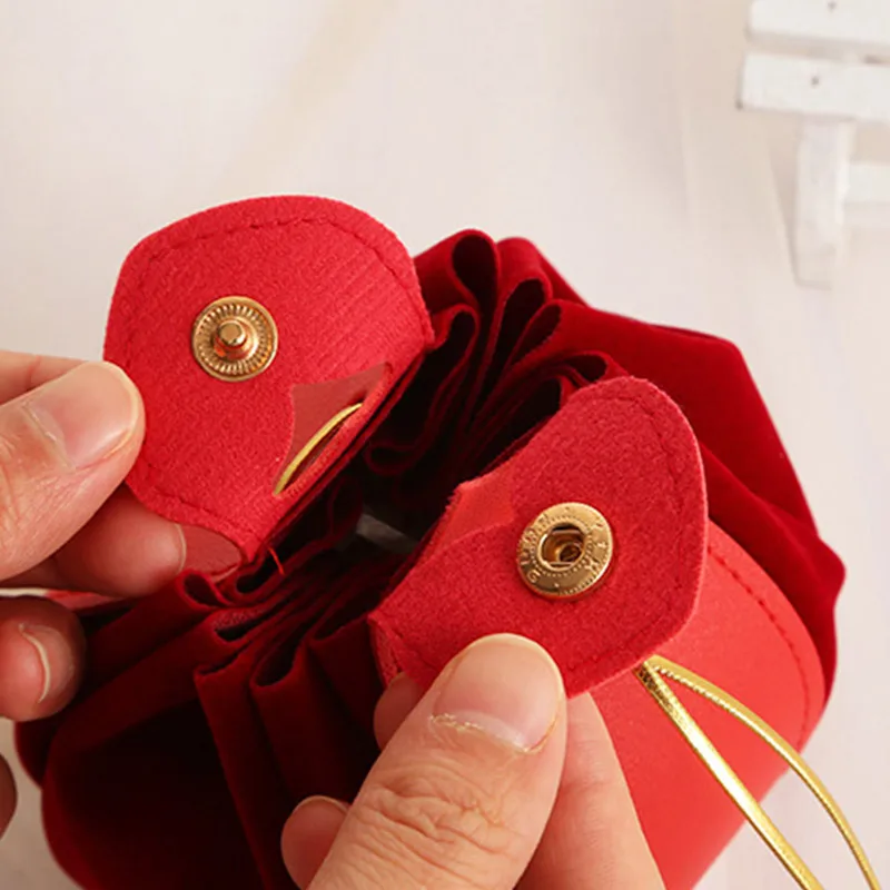 Luxury Flocked Leather Velvet Drawstring Candy Bags – Elegant Sachet Pouches for Christmas, Weddings, Parties, Jewelry, Candy, Favor Gifts, Gift Packaging, Event Souvenirs, Boutique Accessories, Reusable Storage 5