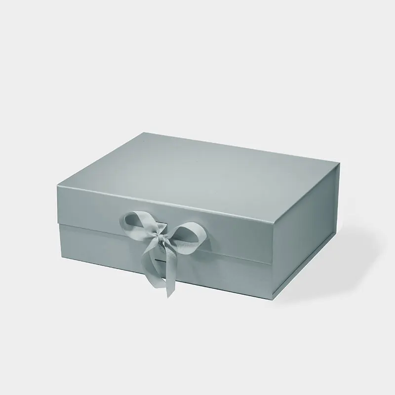 33x25.5x11.5cm and 31.4x24.5x11.1cm Luxury Rigid Magnetic Closure Gift Boxes, Popular Deep A4 Size, Black and White Collapsible Cardboard Packaging for Jewelry, Keepsakes, Wedding, Birthday, Holiday Presents - 图片 40