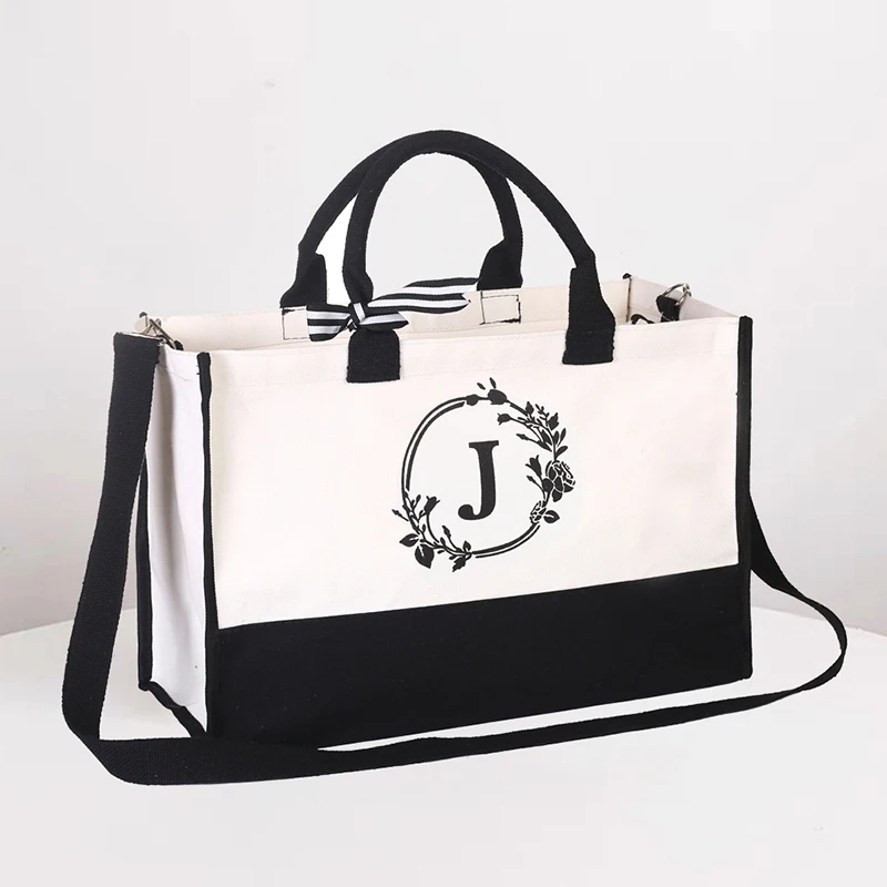Customized Tote Bag – Large Capacity Women's Handbag with Print Letter Logo, Two-Sided Personalized Brand Canvas Cotton Linen Bag, Unique and Stylish Daily Tote Bag for Shopping, Work, and Travel Customized Tote Bag – Large Capacity Women's Handbag with Print Letter Logo, Two-Sided Personalized Brand Canvas Cotton Linen Bag, Unique and Stylish Daily Tote Bag for Shopping, Work, and Travel
