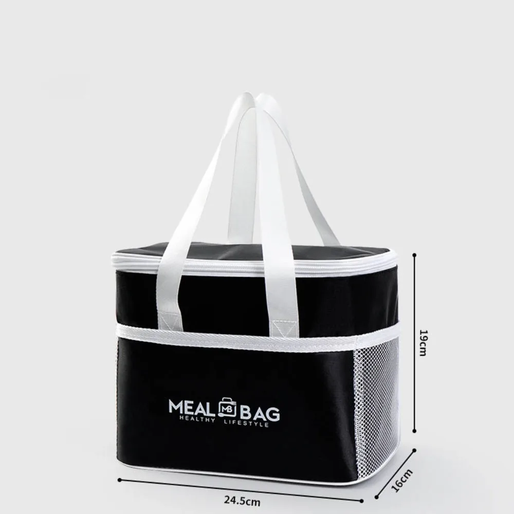 New Aluminum Foil Lunch Box Storage Bag, Oxford Thickened Insulated Thermal Bag with Large Capacity, Portable Food Cooler Tote, Ice Pack Compatible, Ideal for Women, Travel, Office, School - 图片 9