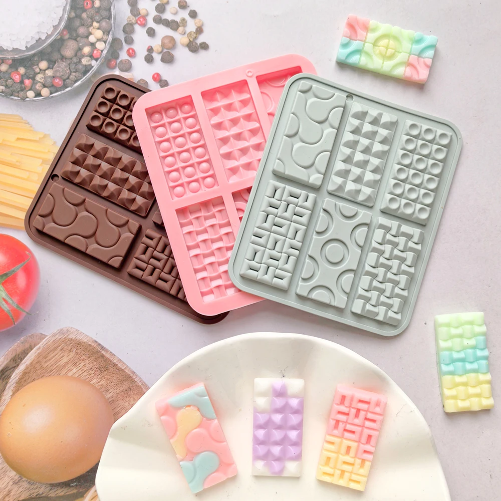1Pc Creative Mini Euler Circle 6-Chamber Silicone Baking Mold – DIY Chocolate, Candy, Cookie, Ice Tray, Fondant Cake Decoration Mold, Pastry Tool for Desserts, Sugarcraft, and Creative Baking Accessories