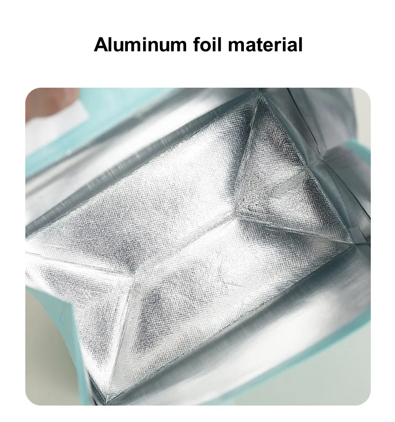 10pcs Non-Woven Insulated Tote Bags Reusable Fabric Pouches for Food, Cake, Drinks, Grocery Delivery, Hot and Cold Storage, Portable Lunch Carrier, Picnic, Baking, and Eco-Friendly Packaging 7