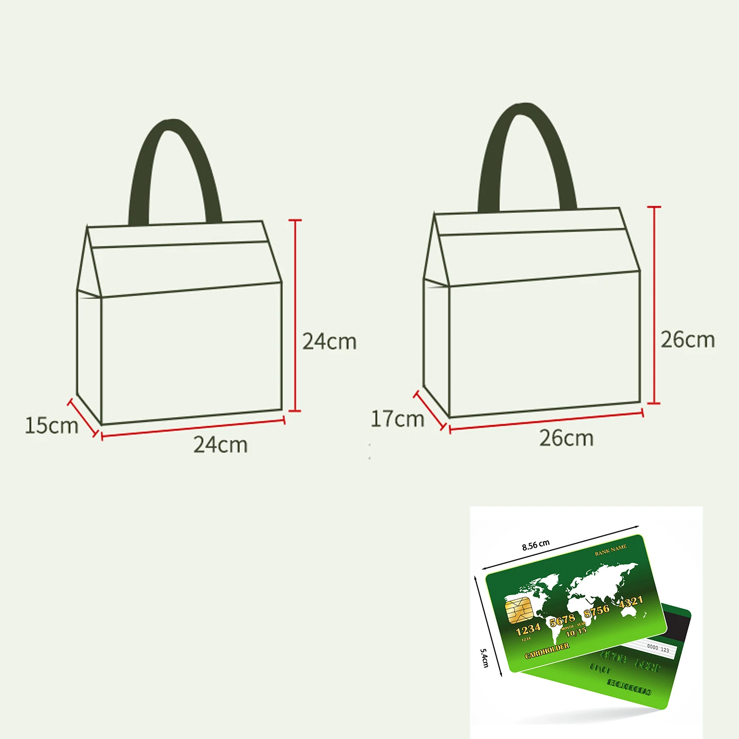 Portable Foldable Cooler Bag, Waterproof Aluminum Foil Thermal Box, Multifunctional Cake Insulation Delivery Bag, Reusable Food Carrier for Cakes, Pastries, Lunch, and Travel - 图片 6