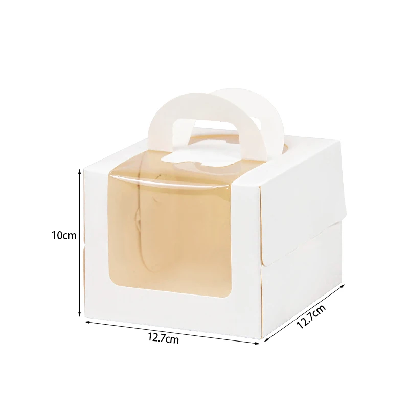 1/3/6pcs High Capacity Cake Packing Boxes with Clear Window, Multi Size Bakery Gift Boxes for Candy Cookies Pastry Chocolate Dessert Packaging, Wedding Birthday Christmas Baby Shower Party Supplies - 图片 7