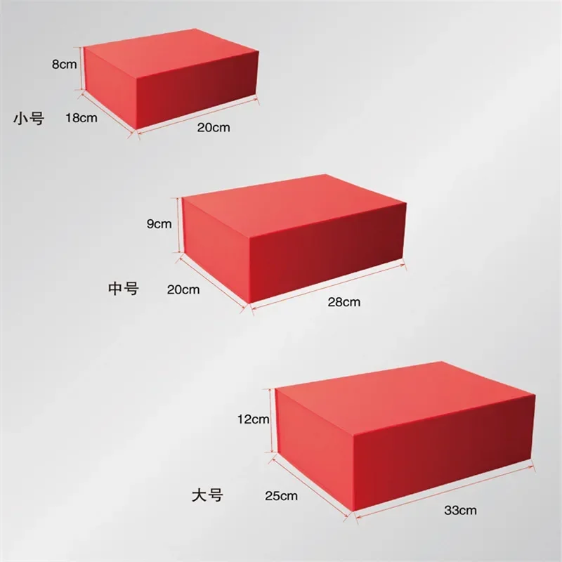 Magnetic Large Gift Box with Lid 33x25x12cm Luxury Collapsible Cardboard Packaging Box Sturdy Folding Keepsake Box for Graduation, Birthday, Wedding, Bridesmaid Proposal, Groomsman, Holiday Present - 图片 8