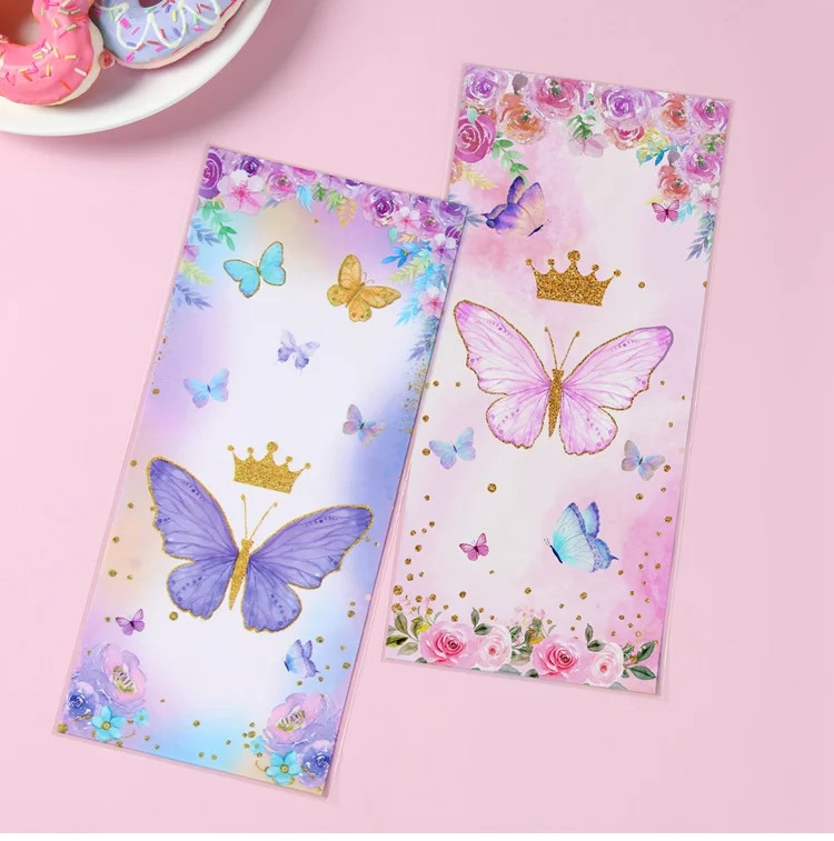 Pink Butterfly Candy Boxes – Gift Packing Bags for Girl Birthday, Baby Shower, Party Favor Boxes, Birthday Supplies, Treat Packaging, Cute Pink Decorations, DIY Gift Boxes for Kids