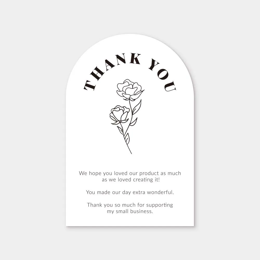 30pcs “Thank You for Supporting My Small Business” Greeting Cards – Appreciation Cards on Premium Cardstock for Sellers, Customer Thank You Notes, Merci Cards, Gift Enclosures & Personalized Messages