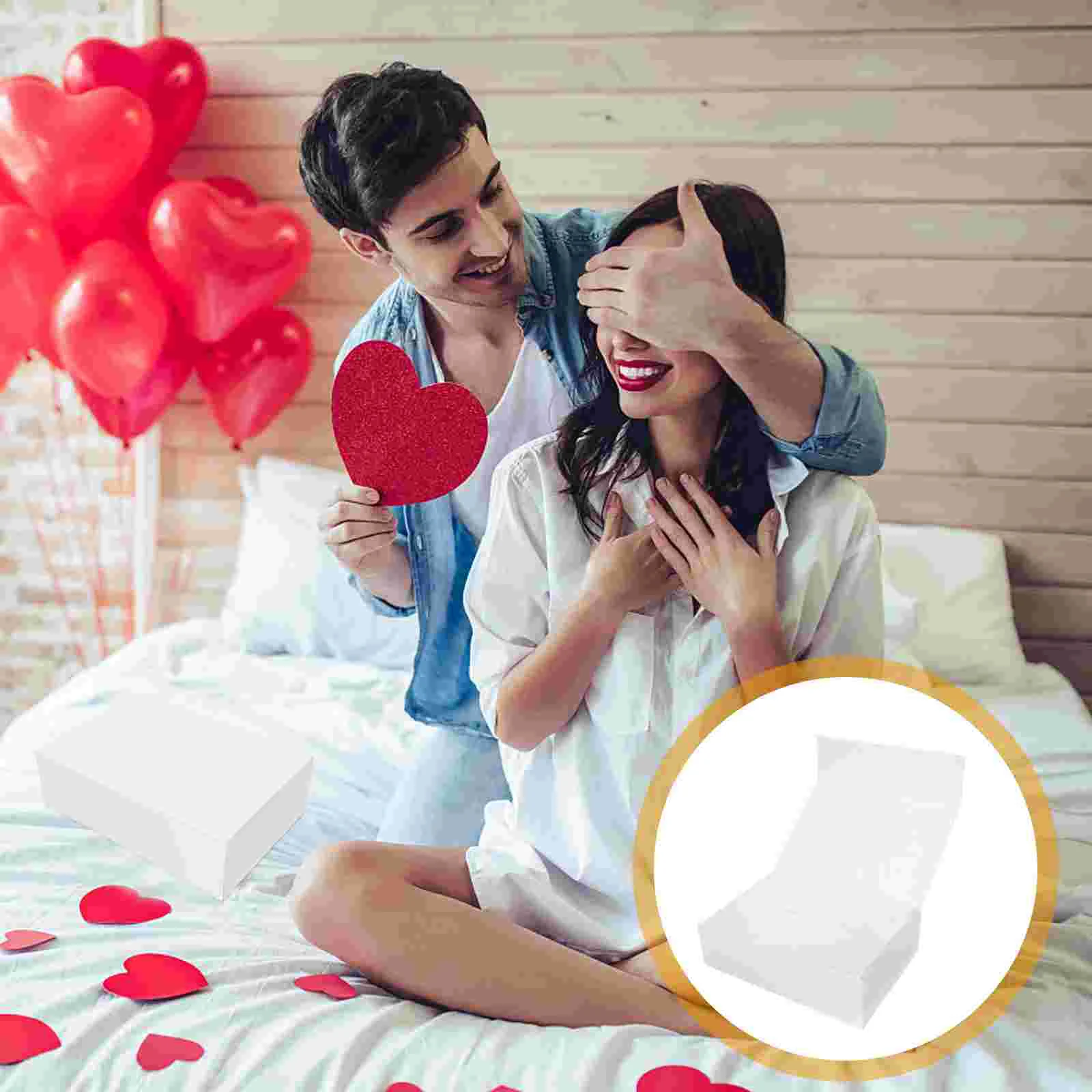 Magnetic Gift Box with Lid, Foldable Storage Container, Luxury Collapsible Cardboard Packaging Box for Jewelry, Clothes, Bridesmaid Proposal, Birthday, Wedding, Anniversary, Holiday Present Wrapping - 图片 8