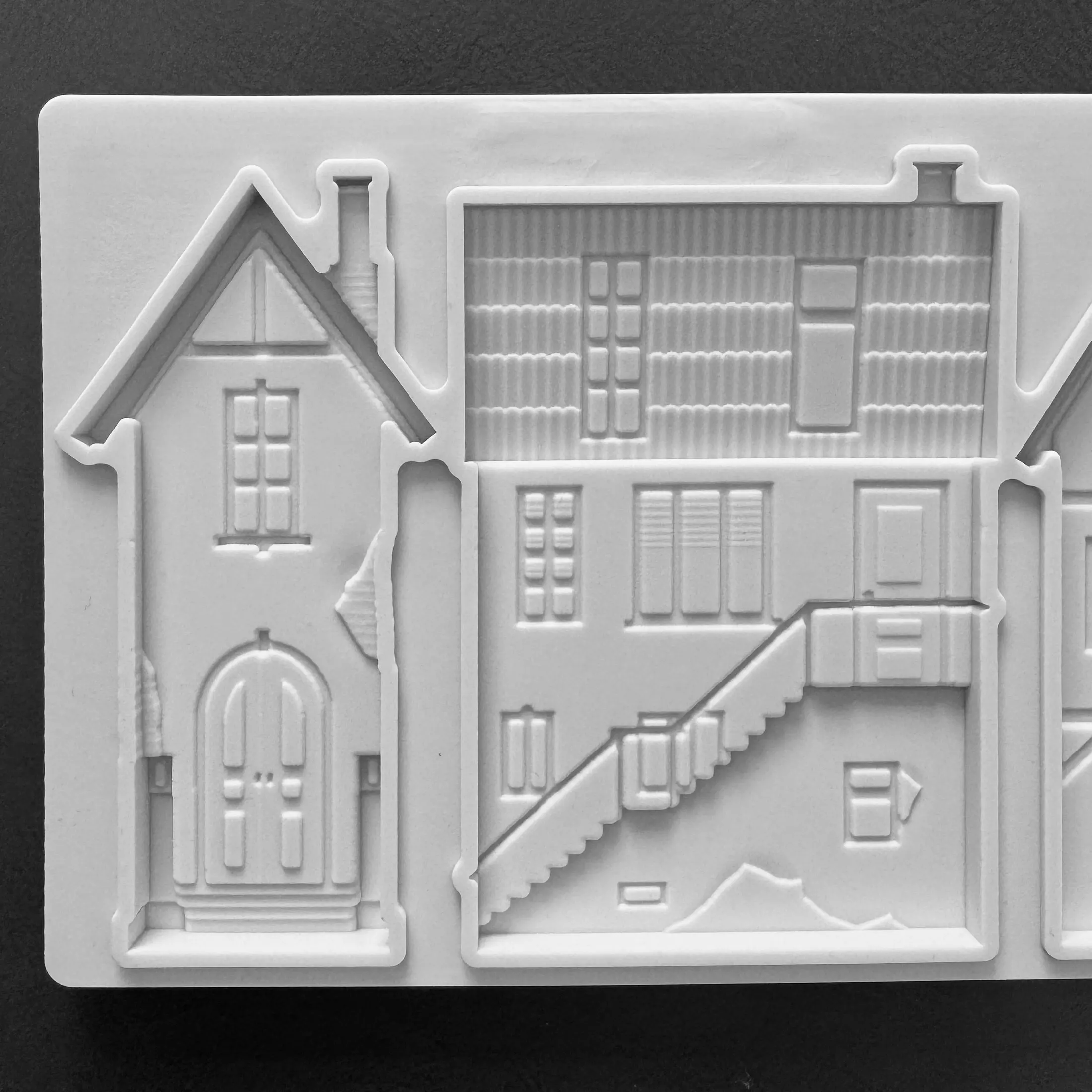 Nice House Silicone Mold – 3D Fondant Cake Decorating Mold for Sugarcraft, Cupcakes, Chocolate, Candy, Clay Crafts, Baking Tools, DIY Dessert Toppers, and Creative Kitchen Accessories