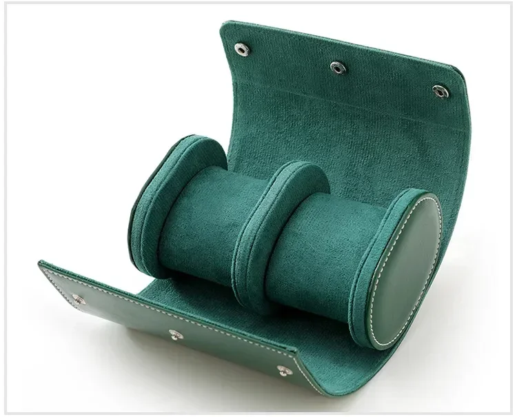 Travel Watch Organizer | PU Leather Watch Box and Pouch Organizer – Classic Travel Storage Case for Men and Women, Protective Watch Holder to Prevent Scratching and Oxidation, Elegant Leather Timepiece Gift and Display 8