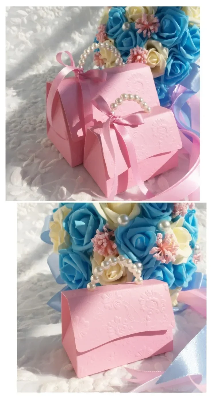 10Pcs/Lot Portable Party Wedding Favor Candy Boxes Baby Shower Gift Bags DIY Creative Candy Boxes Romantic Marriage Celebration Decorative Party Supplies for Treats 10Pcs/Lot Portable Party Wedding Favor Candy Boxes Baby Shower Gift Bags DIY Creative Candy Boxes Romantic Marriage Celebration Decorative Party Supplies for Treats