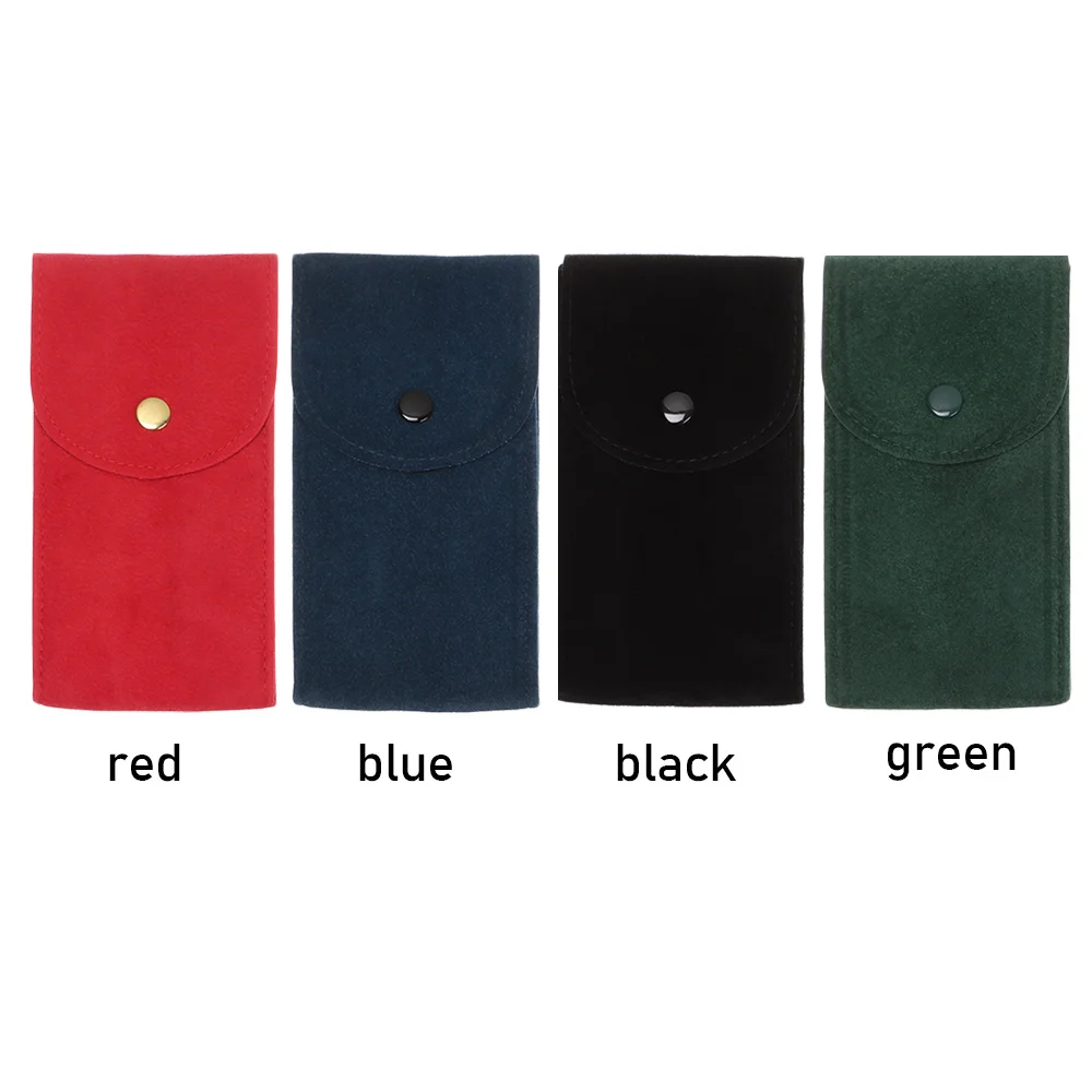 Travel Jewelry Organizer | 1PC Portable Flannelette Watch Box Case – Dust-Proof Storage Bag with Multiple Pockets for Watches, Collection Protection, Organizer for Men and Women, Ideal for Travel and Home Storage 4