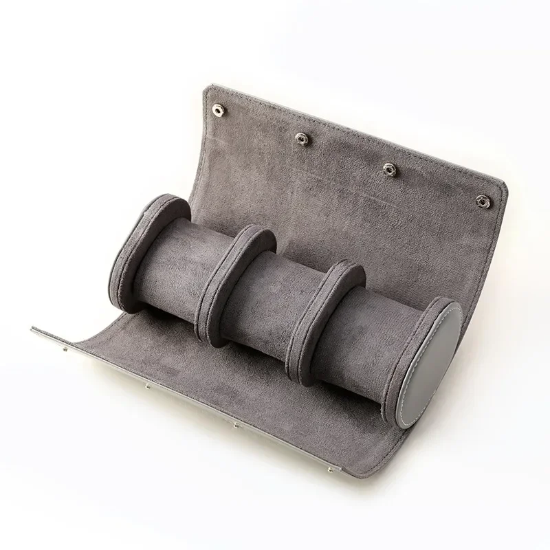 Travel Watch Organizer | PU Leather Watch Case Travel Storage Bag, Classic Watch Pouch Organizer, Prevents Scratching & Oxidation, Portable Leather Watch Box for Travel and Display Packaging - 图片 11