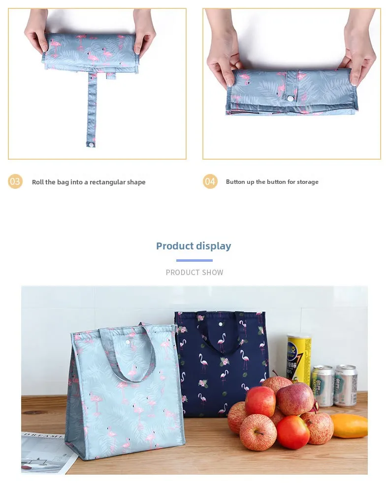 Insulated Thermal Cooler 🥗❄️ Reusable Lunch Tote for Food & Drinks, Leakproof Picnic, Camping, Grocery Shopping, Outdoor Cooler Box, Portable Food Storage Carrier for Travel, Work, School 4