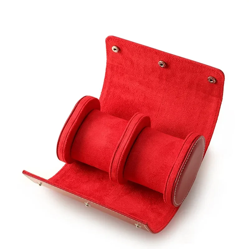 Travel Watch Organizer | PU Leather Watch Case Travel Storage Bag, Classic Watch Pouch Organizer, Prevents Scratching & Oxidation, Portable Leather Watch Box for Travel and Display Packaging - 图片 18