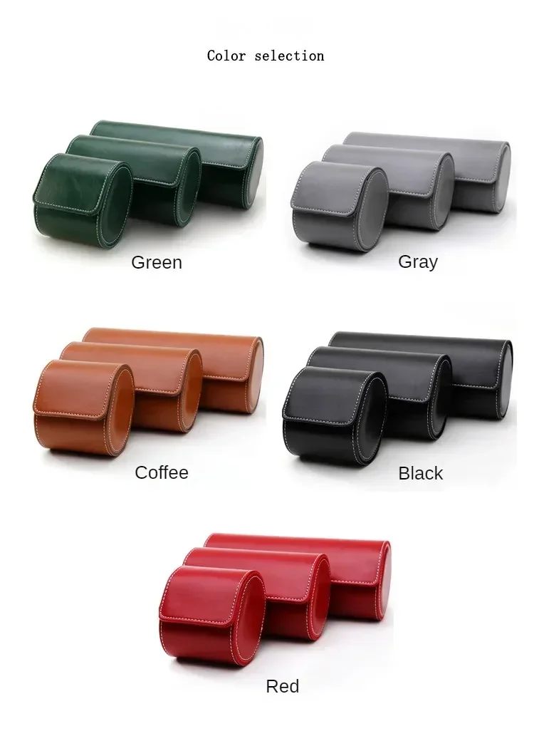 Travel Watch Organizer | PU Leather Watch Box and Pouch Organizer – Classic Travel Storage Case for Men and Women, Protective Watch Holder to Prevent Scratching and Oxidation, Elegant Leather Timepiece Gift and Display 3