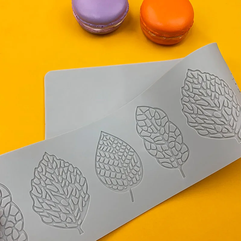 Chinoiserie Pavilion Swan Flower Leaf Lace Silicone Mold DIY Sugar Pad Thin Chocolate Crisp Cake Decoration Fondant Baking Mould for Elegant Cupcake Cookie Pastry Craft Kitchen Tools 16