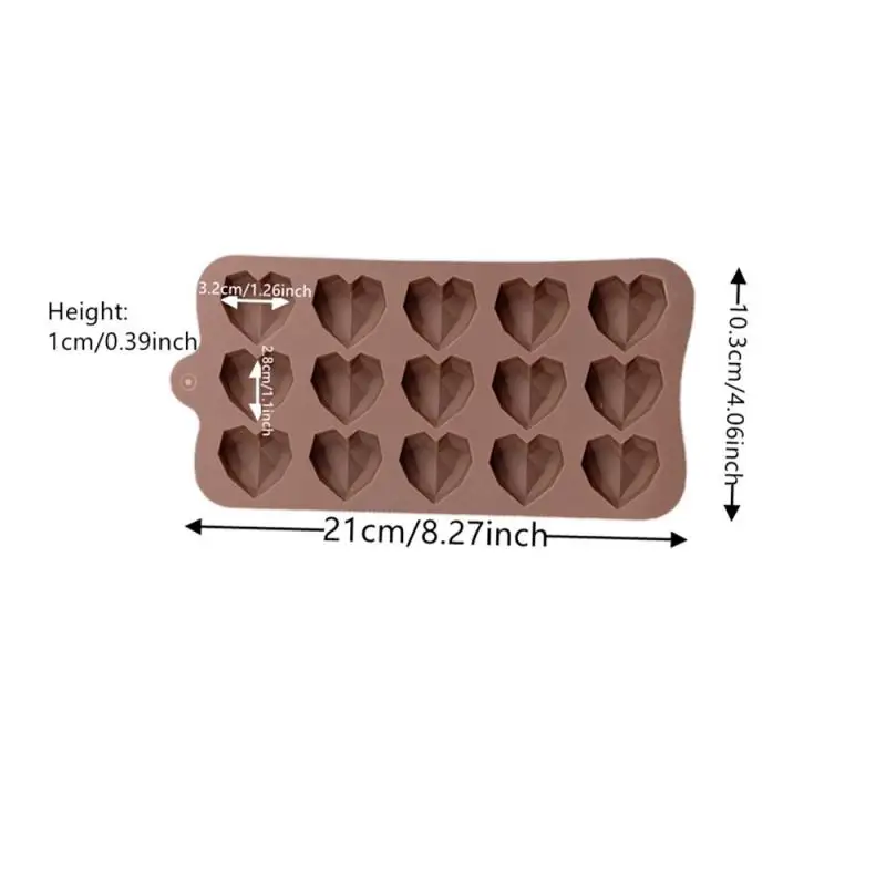 Love Silicone Baking Mold for Valentines Day New Year Ramadan Mother’s Day DIY Chocolate Candy Fondant Cake Baking Molds Kitchen Dessert Pastry Decoration Tools Craft Tray - 图片 7