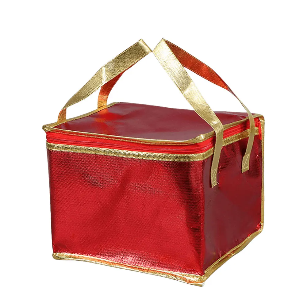 Food Pizza Delivery Insulated Bag – Waterproof Thermal Cooler Tote for Hot or Cold Meals, Camping, Food Storage, Reusable Foil Insulated Lunch Bag, Portable Meal Carrier for Work, School, Picnic 9