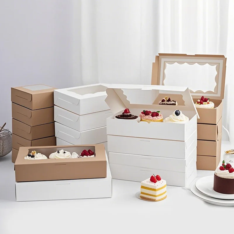30PCS Cake Bakery Boxes with Window – Ideal for Chocolates, Candy, Desserts, Cupcakes, Packing for Birthday Parties, Weddings, Christmas Gifts, and Special Occasions 30PCS Cake Bakery Boxes with Window – Ideal for Chocolates, Candy, Desserts, Cupcakes, Packing for Birthday Parties, Weddings, Christmas Gifts, and Special Occasions