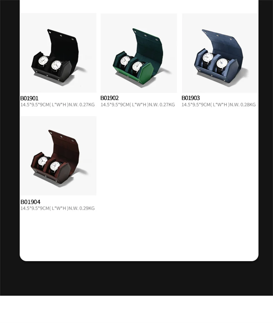 Travel Watch Organizer | Dual Watch Storage Bag Premium PU Leather Travel Watch Box, Portable Wrist Watch Organizer Gift Case, Double Slot Luxury Watch Packaging Bag for Men and Women 6