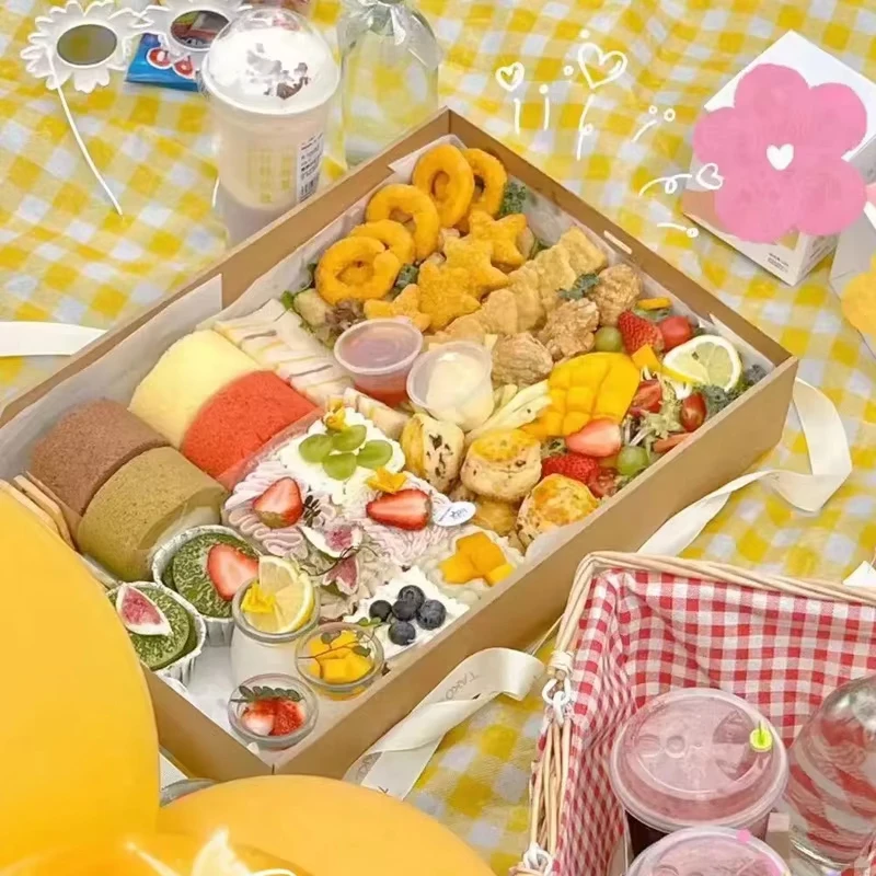 DIY Vintage Kraft Paper Gift Boxes Bulk Candy Cake Packaging with Transparent PVC Window, Wedding Birthday Party Dessert Packaging, Exquisite Gift Boxes for Cookies Chocolates Macarons Party Favors - 图片 5