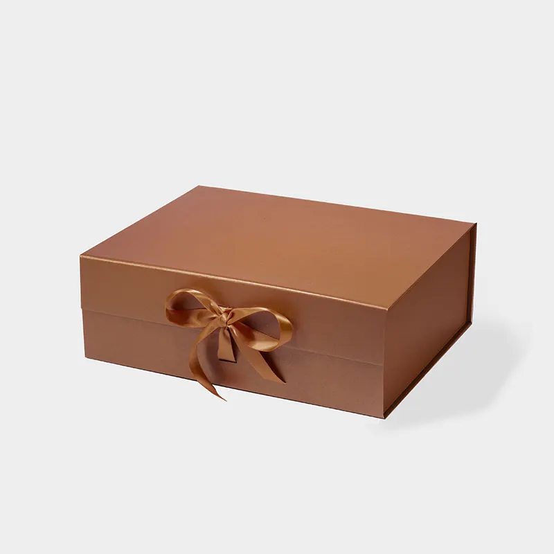 33x25.5x11.5cm and 31.4x24.5x11.1cm Luxury Rigid Magnetic Closure Gift Boxes, Popular Deep A4 Size, Black and White Collapsible Cardboard Packaging for Jewelry, Keepsakes, Wedding, Birthday, Holiday Presents - 图片 9