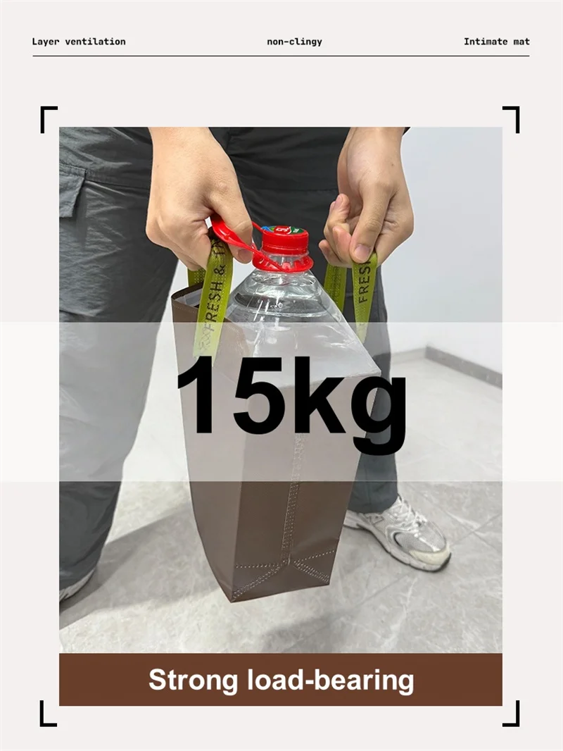 Brown Insulated Tote Bags 🥡 – Reusable Non-Woven Food Delivery Pouches for Hot and Cold Storage, Bread, Drinks, Grocery Shopping, Lunch Carrier, Portable Eco-Friendly Packaging 4