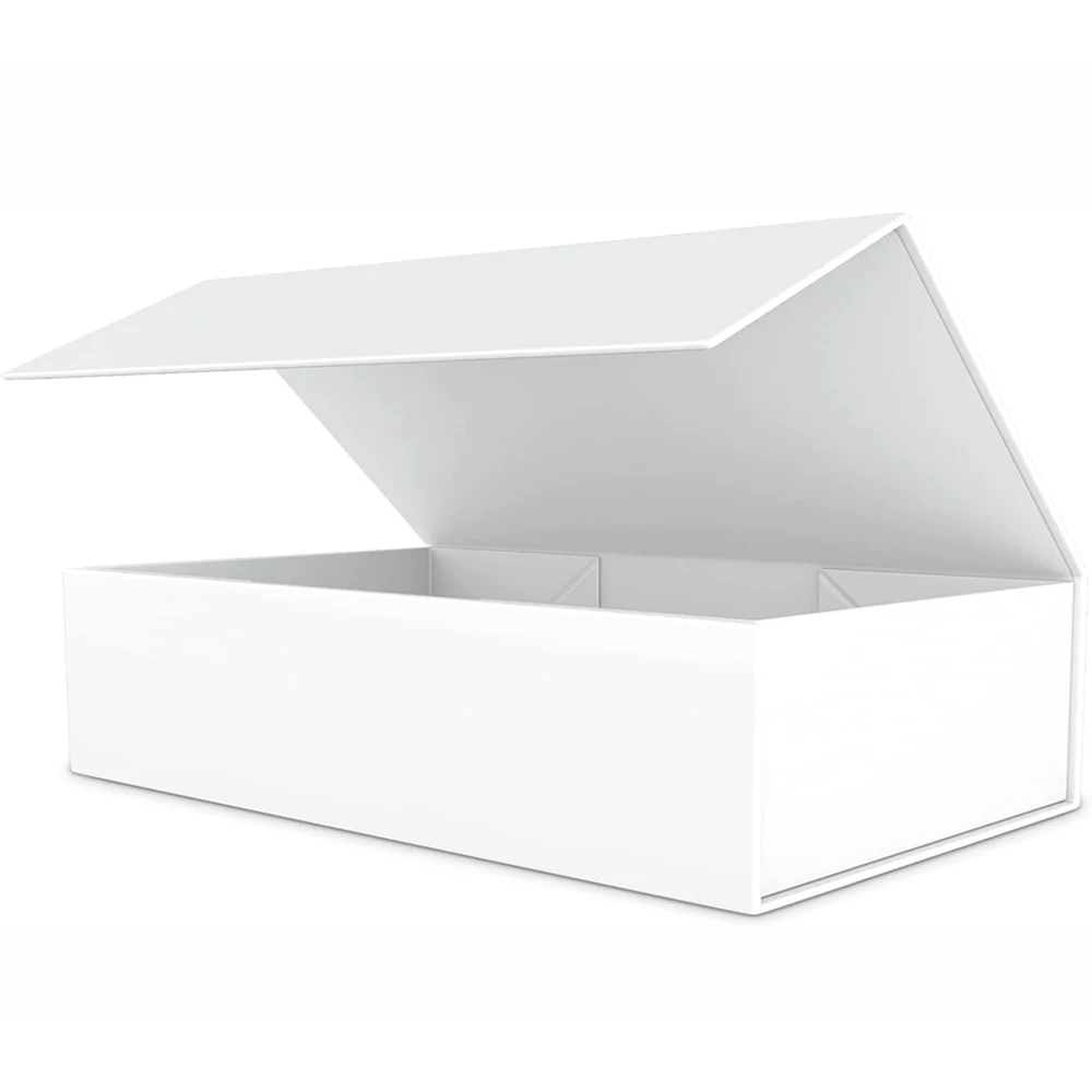 1pc Black Gift Box with Magnetic Lid for Present, Rectangular Collapsible Packaging Box with Closure, Ideal for Groomsman Proposal, Wedding, Birthday, Anniversary Gift, Elegant Gift Wrapping - 图片 7