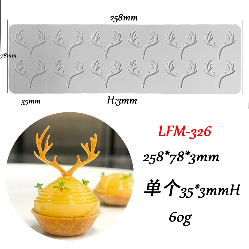Leaf Flower Wreath Lace Silicone Mold Fondant Cake Sugarcraft Mould Chocolate Candy Dessert Tray Decoration Tools Pastry Baking Supplies Cupcake Topper Resin Soap Wax Melt DIY Craft Accessories - 图片 7