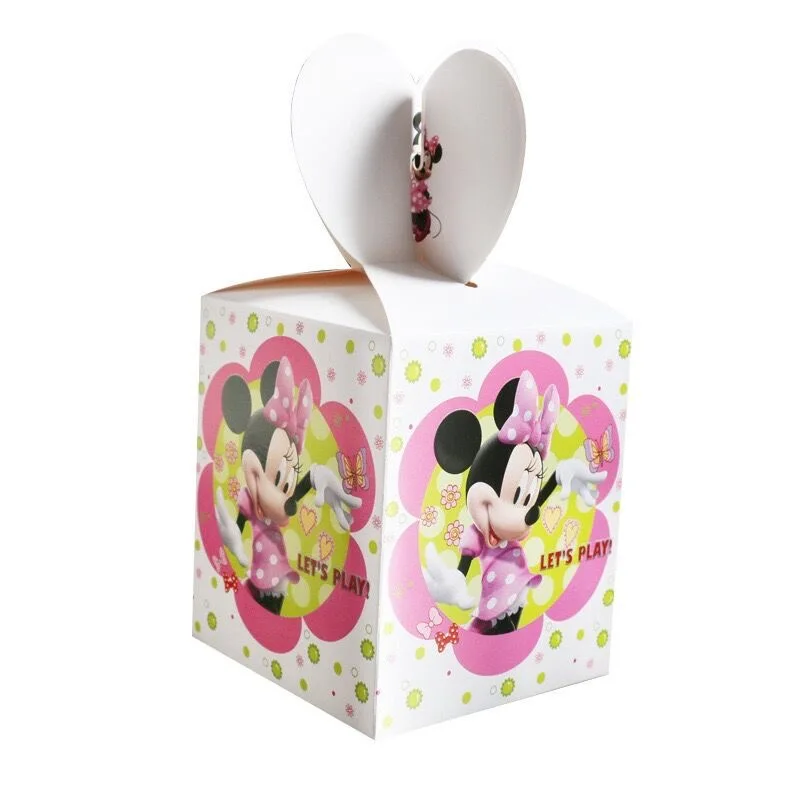 Frozen Minnie Mouse Princess Avenger Party Supplies – Candy Gift Boxes for Kids Birthday, Baby Shower, Paper Treat Boxes for Girls Boys Party Favors, Holiday Celebration and Birthday Decorations - 图片 22