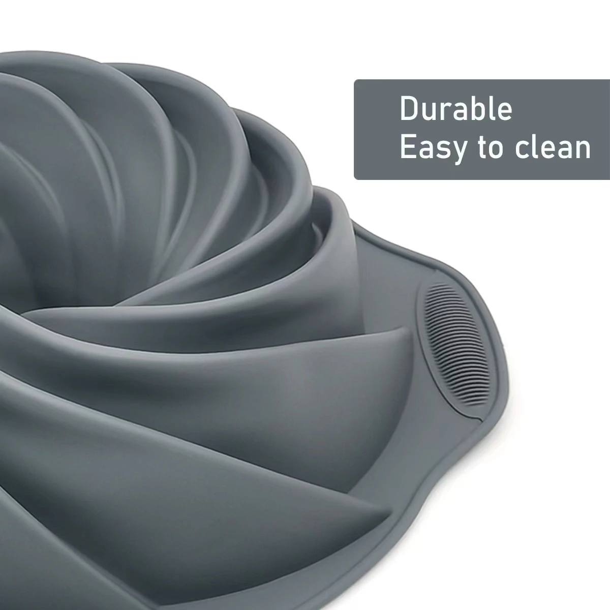 High Quality Silicone Cyclone Cake Mold – Heat Resistant Non-Stick Baking Pan for Household Oven, Steamed Cake Mold, Reusable Bakeware Tools for Bread, Muffins, Pastry, and DIY Dessert Making 9